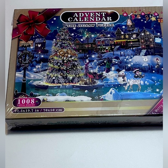 Advent Calendar Puzzle 2024 Christmas Jigsaw Puzzle Adult Kids 1008 Pieces 24 - Picture 6 of 6
